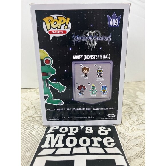 Funko Pop! Kingdom Hearts: Goofy Monsters Inc 409 Vinyl Figure New W/Box Defects - Picture 4 of 15